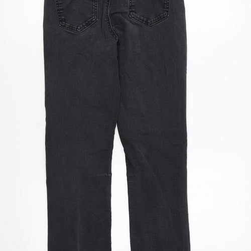 TU Womens Black Cotton Skinny Jeans Size 10 L28 in Regular Zip