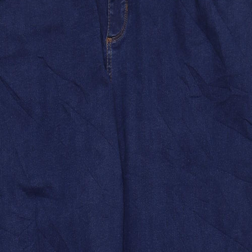 George Womens Blue Cotton Skinny Jeans Size 26 L28 in Regular Zip
