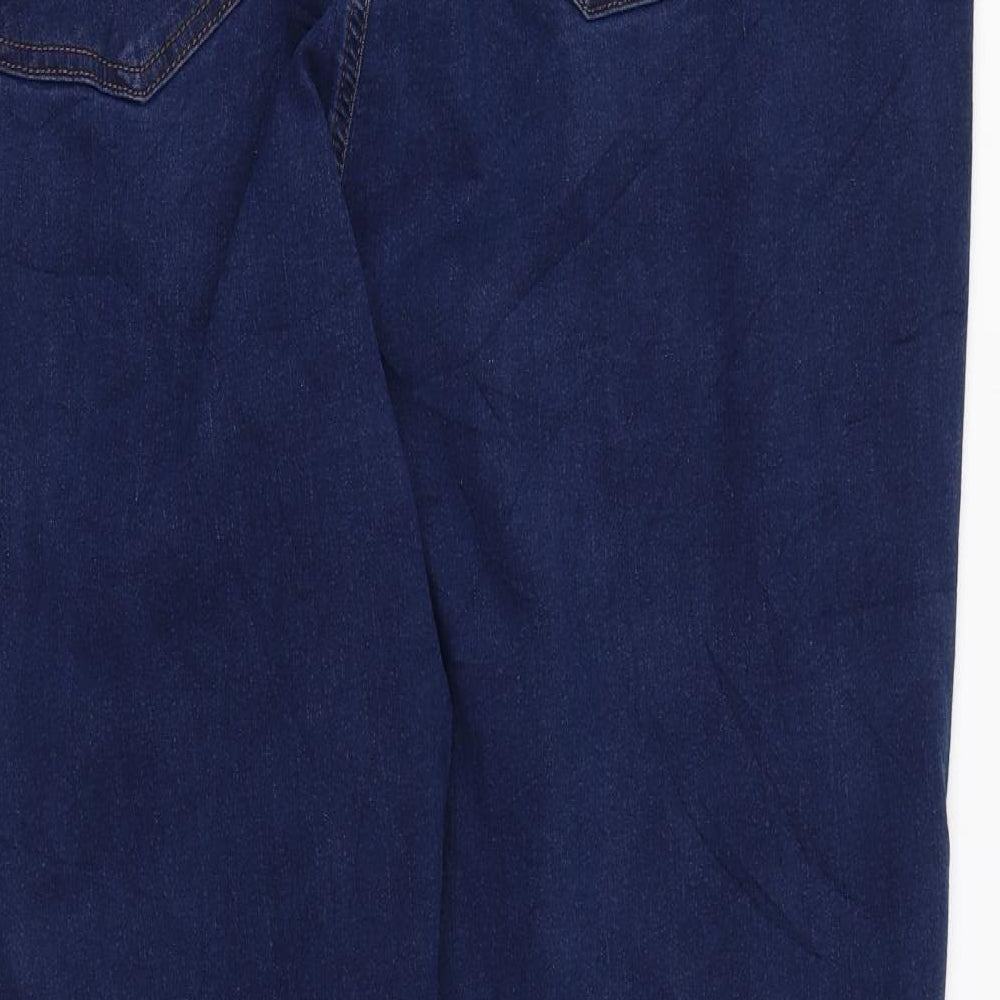 George Womens Blue Cotton Skinny Jeans Size 26 L28 in Regular Zip