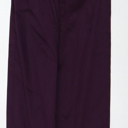 Marks and Spencer Womens Purple Cotton Jegging Jeans Size 6 L28 in Regular
