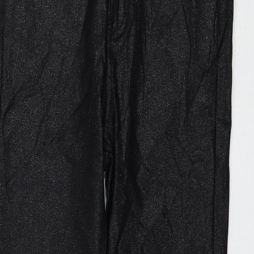 Marks and Spencer Womens Black Viscose Skinny Jeans Size 10 L28 in Regular Zip
