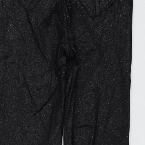 Marks and Spencer Womens Black Viscose Skinny Jeans Size 10 L28 in Regular Zip