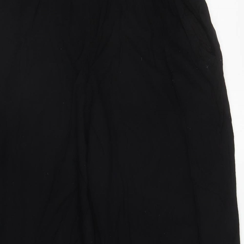 Atmosphere Womens Black Viscose Bloomer Trousers Size 14 L28 in Regular