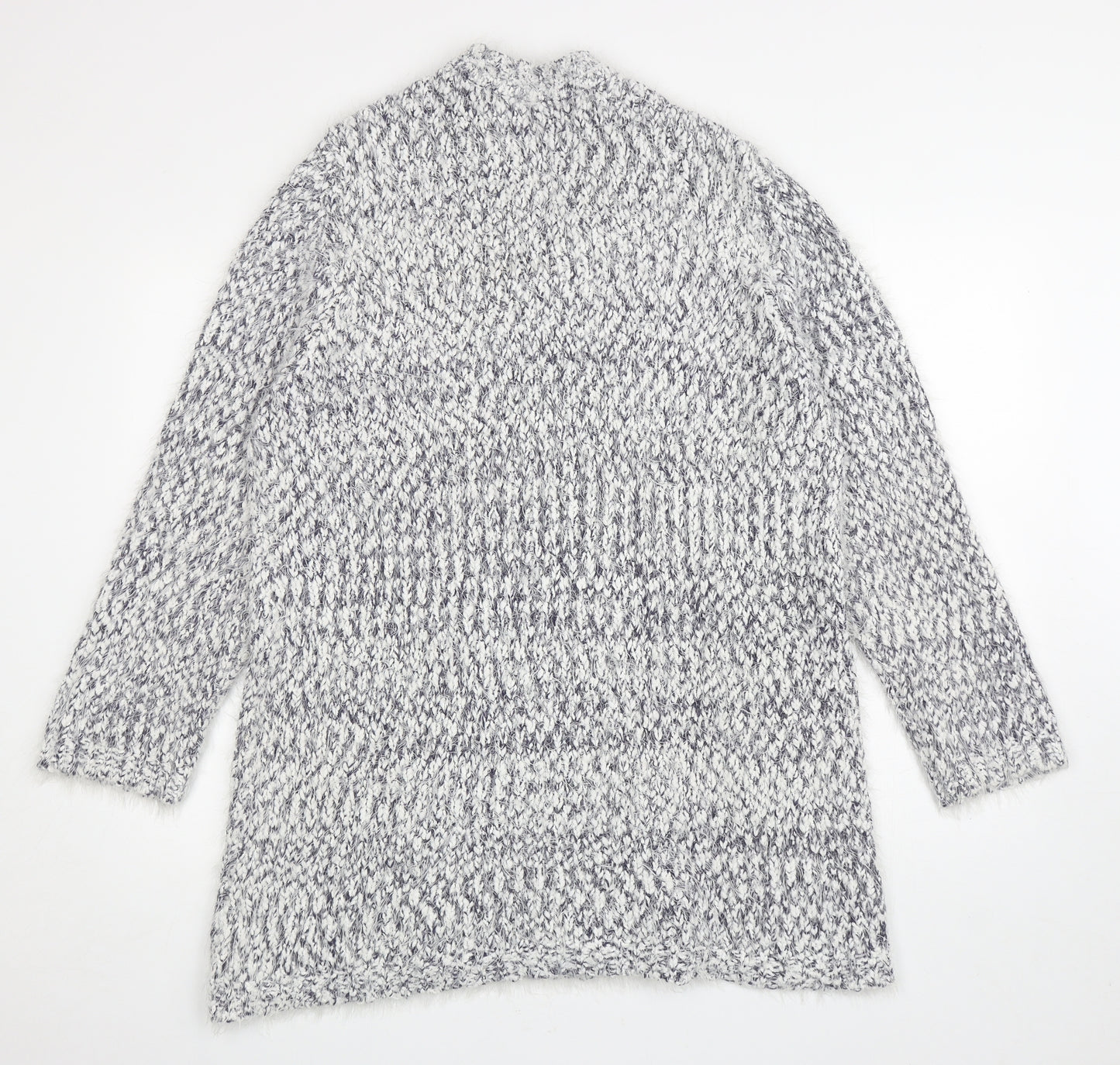 Rivers Womens Blue V-Neck Polyester Cardigan Jumper Size 2XL