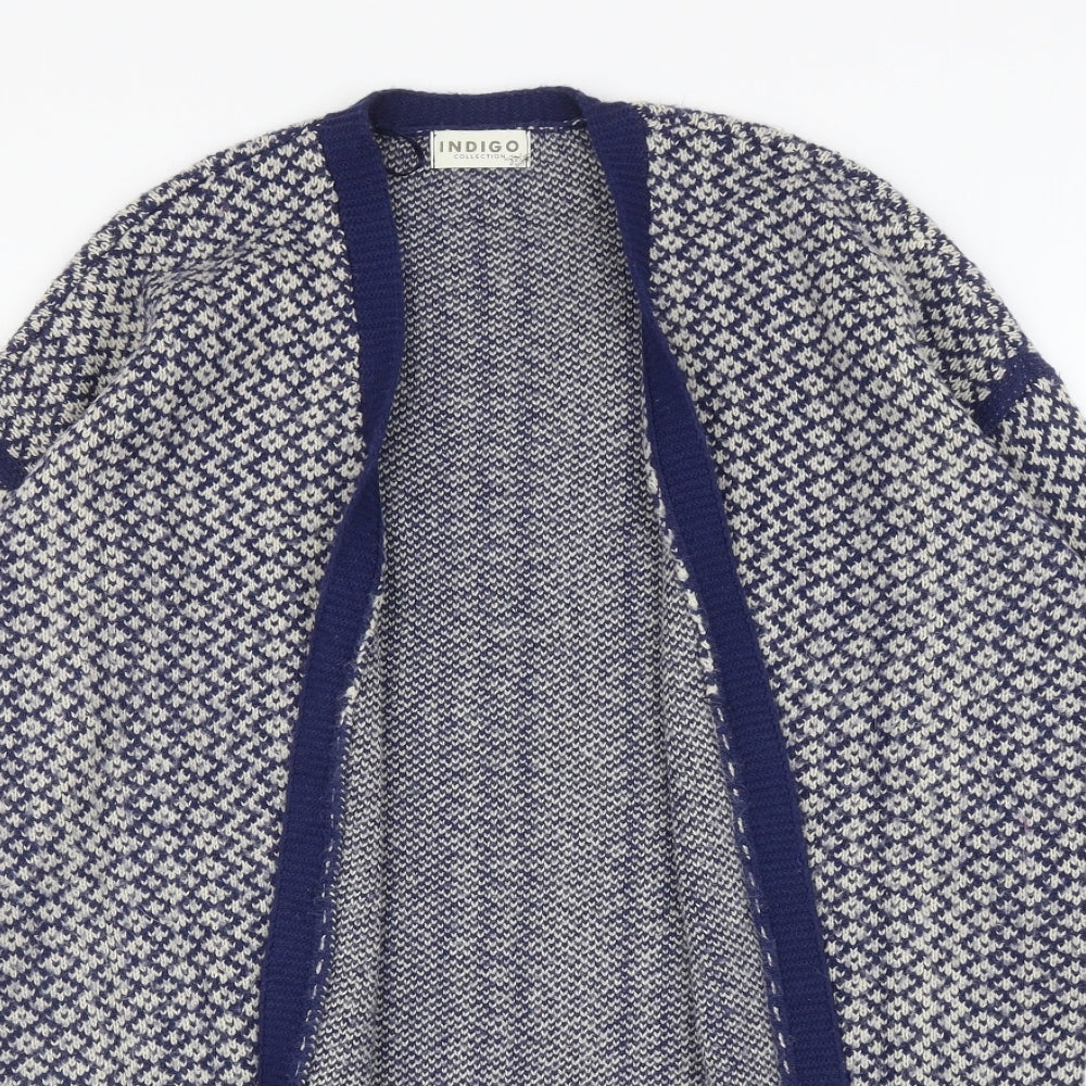 Marks and Spencer Womens Multicoloured V-Neck Fair Isle Polyamide Cardigan Jumper Size 12