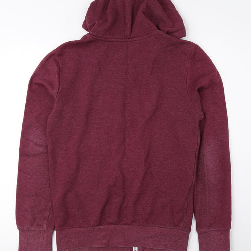 Divided by H&M Mens Red Cotton Full Zip Hoodie Size XS