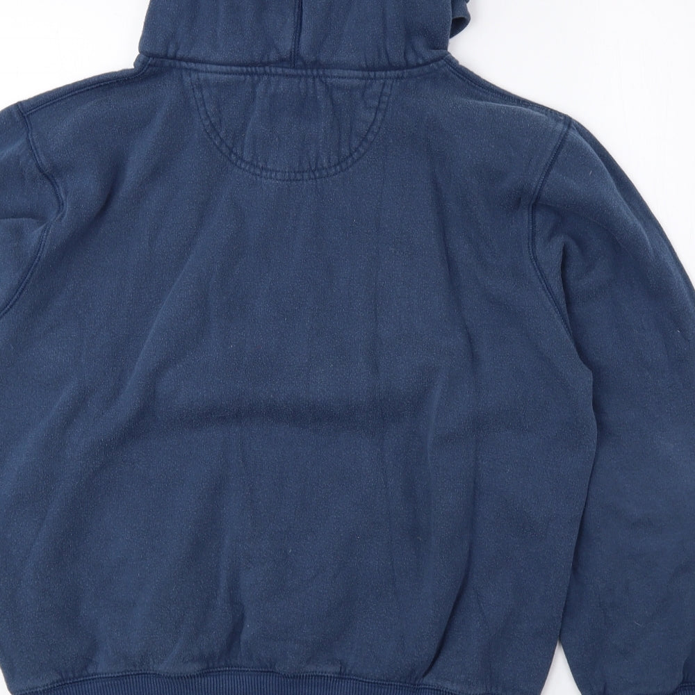 Converse Girls Blue Cotton Pullover Hoodie Size 13-14 Years Pullover