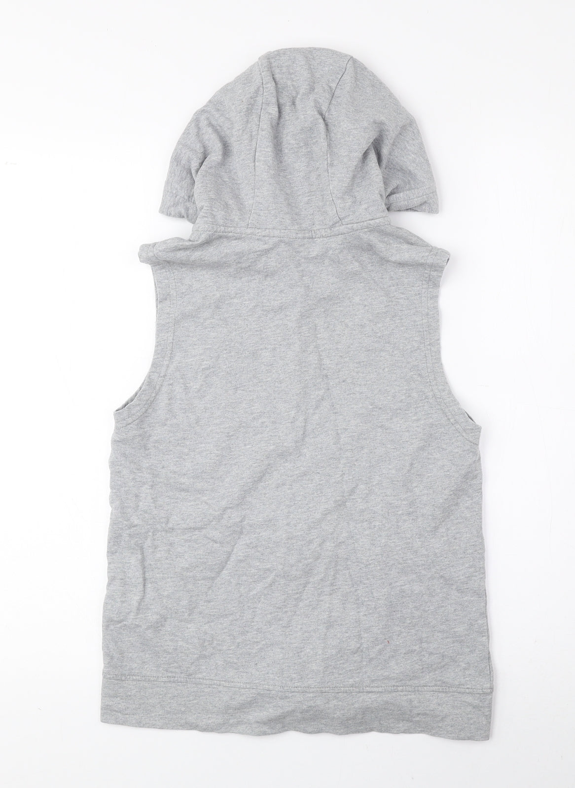 F&F Boys Grey Cotton Full Zip Hoodie Size 8-9 Years Zip