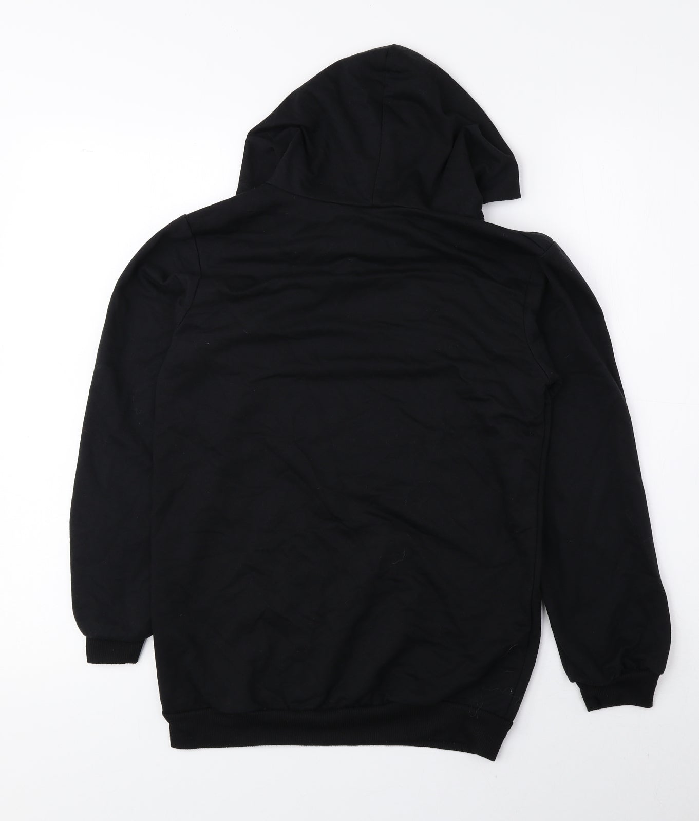Foanja Girls Black Cotton Pullover Hoodie Size 13-14 Years Pullover - Stranger Things