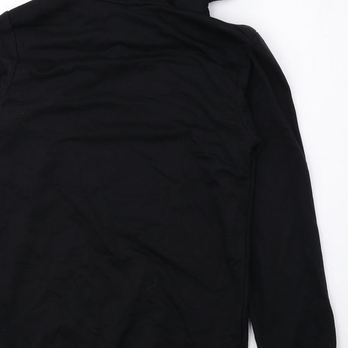 Foanja Girls Black Cotton Pullover Hoodie Size 13-14 Years Pullover - Stranger Things