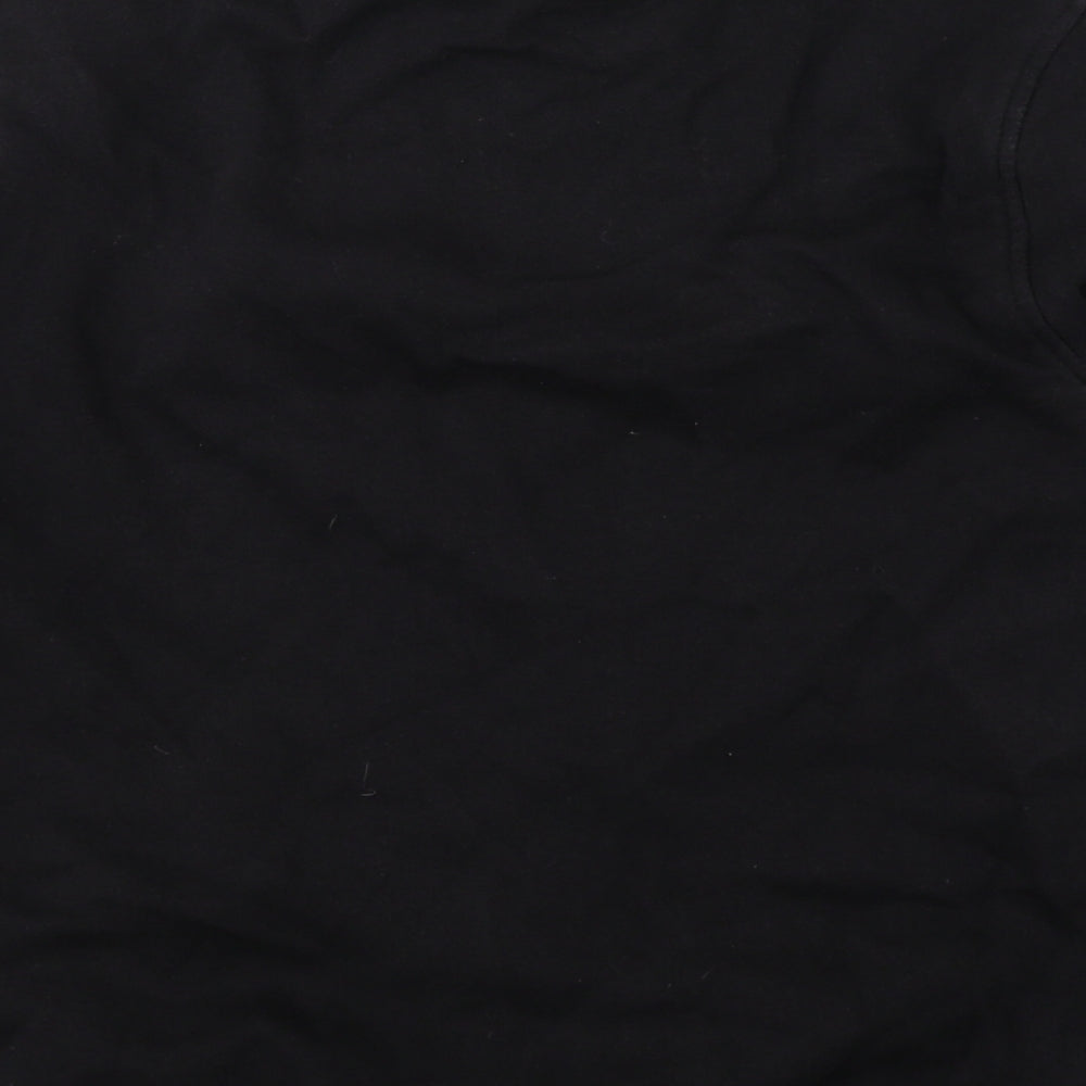 George Boys Black Cotton Pullover Sweatshirt Size 11-12 Years Pullover