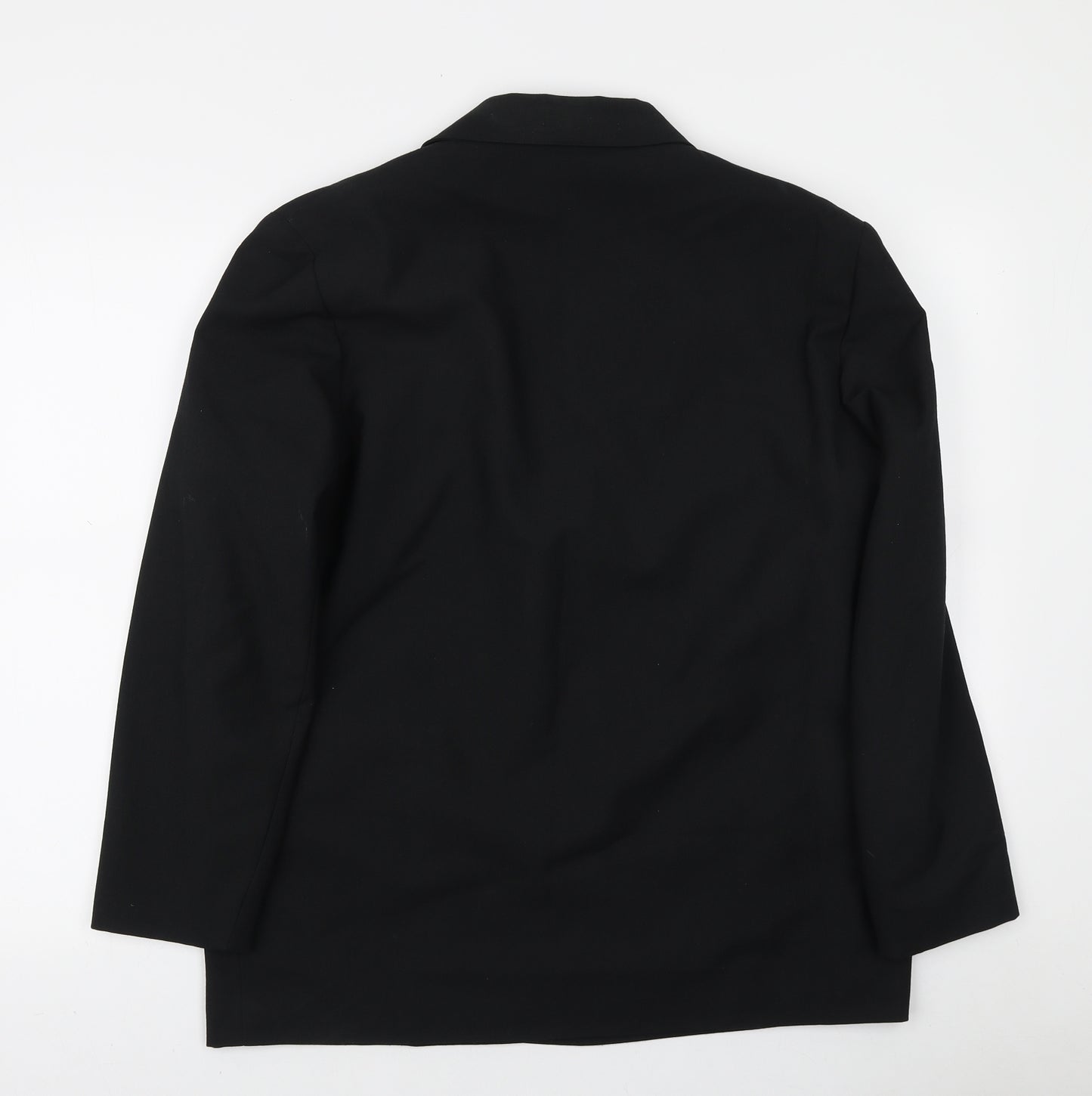 Yessica Mens Black Polyester Jacket Blazer Size L