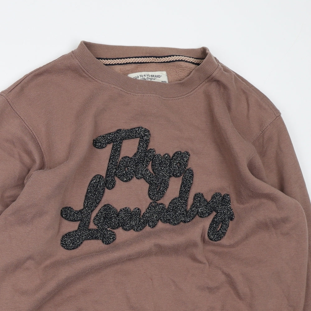 Tokyo Laundry Womens Brown Polyester Pullover Sweatshirt Size L Pullover - Tokyo Laundry