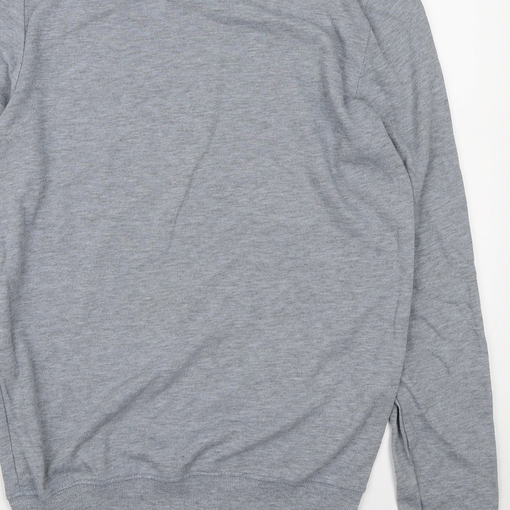 Elle Sport Womens Grey Polyester Pullover Sweatshirt Size 10 Pullover