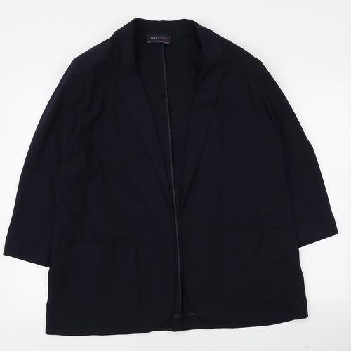 Marks and Spencer Womens Blue Jacket Blazer Size 18