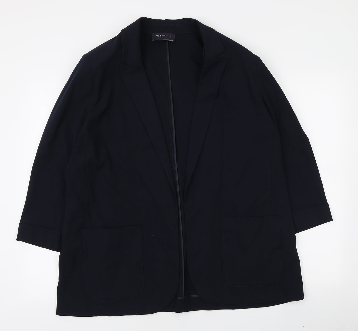 Marks and Spencer Womens Blue Jacket Blazer Size 18