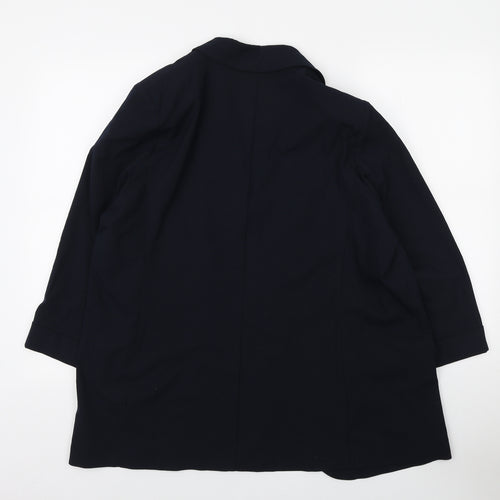 Marks and Spencer Womens Blue Jacket Blazer Size 18