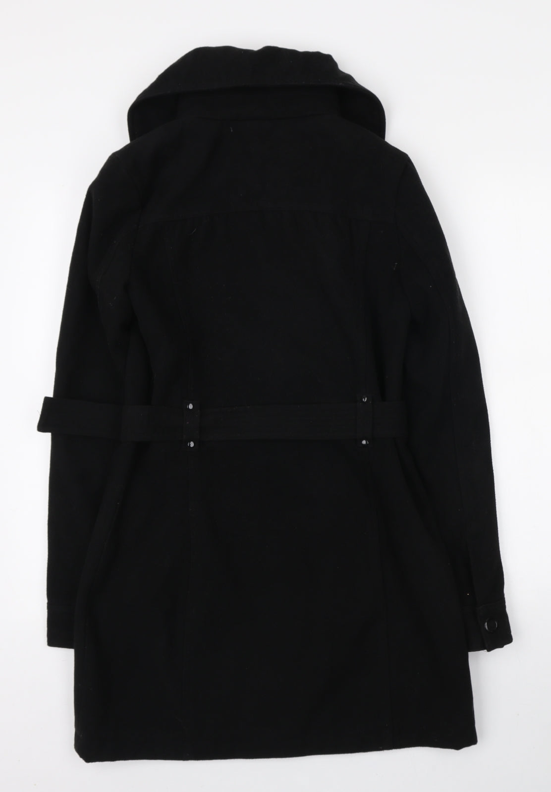 New York Laundry Womens Black Biker Coat Size 8 Zip