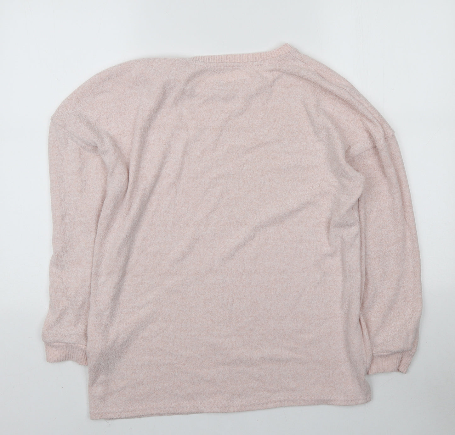 Primark Womens Pink Polyester Pullover Sweatshirt Size M Pullover - Loungewear Top