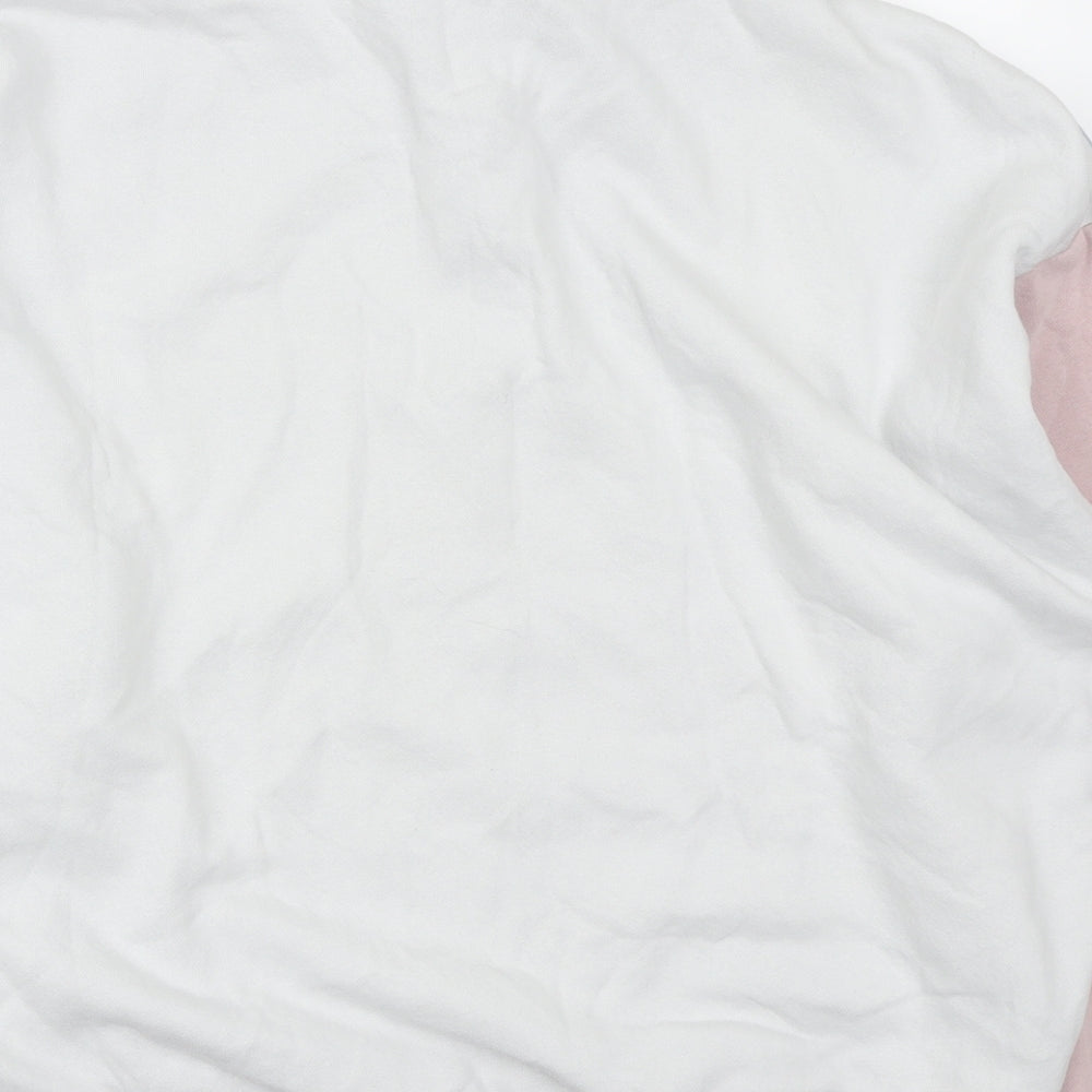 Nike Womens Multicoloured Colourblock Polyester Pullover Sweatshirt Size S Zip