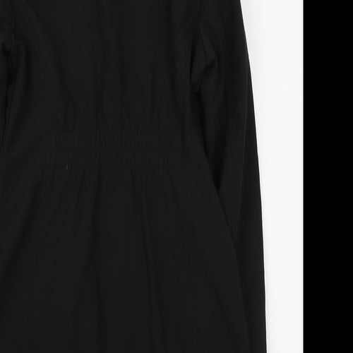 Jessica Simpson Womens Black Quilted Coat Size S Zip