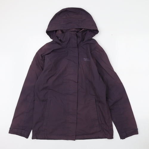 Regatta Womens Purple Rain Coat Coat Size 10 Zip