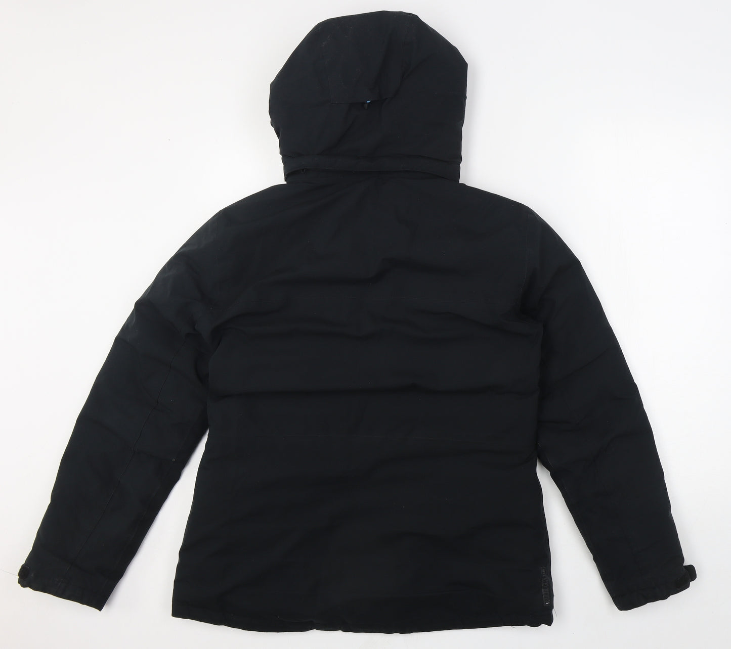 Allterrain Womens Black Ski Jacket Coat Size 12 Zip - Skiing