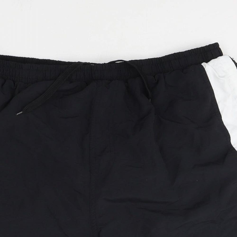 Champion Mens Black 100% Nylon Athletic Shorts Size XL Regular Drawstring - Swimming shorts