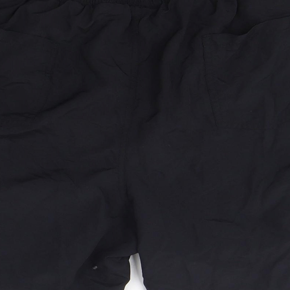 Champion Mens Black 100% Nylon Athletic Shorts Size XL Regular Drawstring - Swimming shorts
