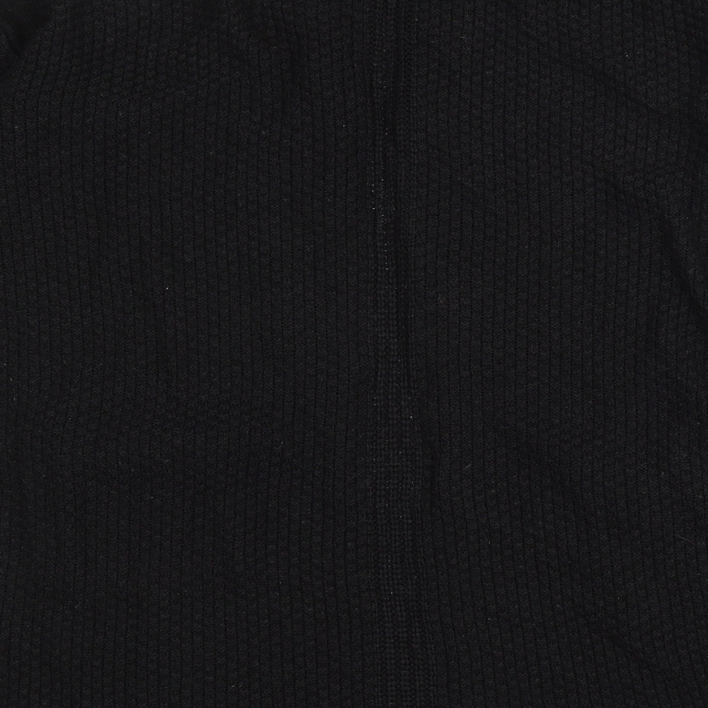Matalan Womens Black V-Neck Acrylic Cardigan Jumper Size L
