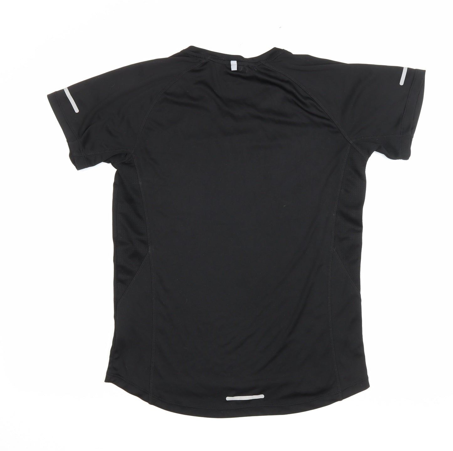 Karrimor Womens Black Polyester Basic T-Shirt Size 16 Round Neck Pullover