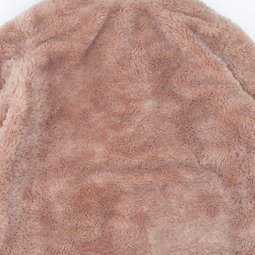 New Look Womens Pink Jacket Coat Size S Zip