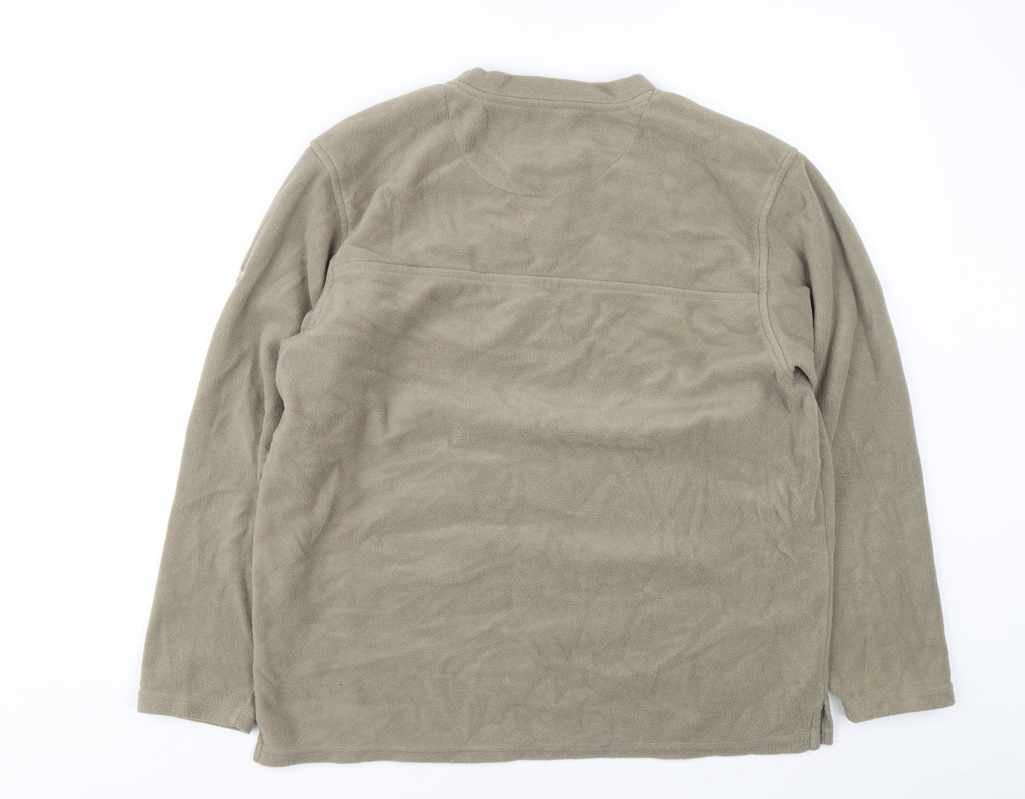 CS Active Mens Green Polyester Pullover Sweatshirt Size M