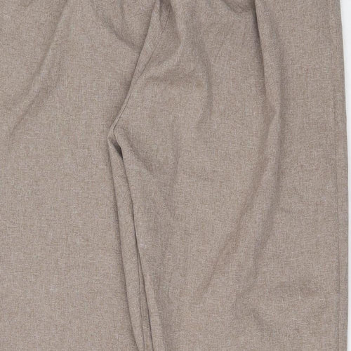 Preworn Womens Brown Carrot Trousers Size S L24 in Regular