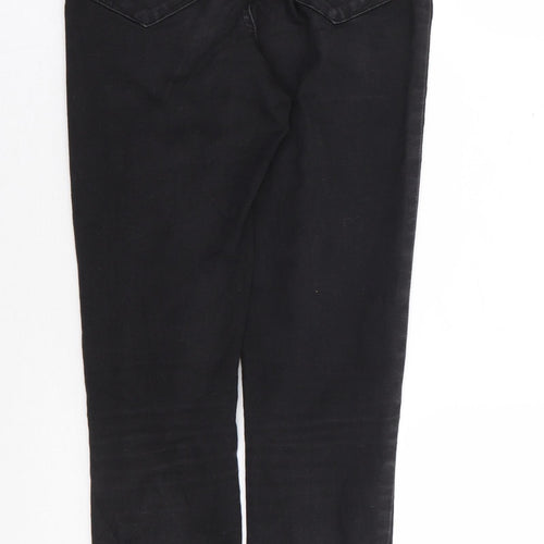 Primark Womens Black Cotton Skinny Jeans Size 8 L28 in Regular Zip