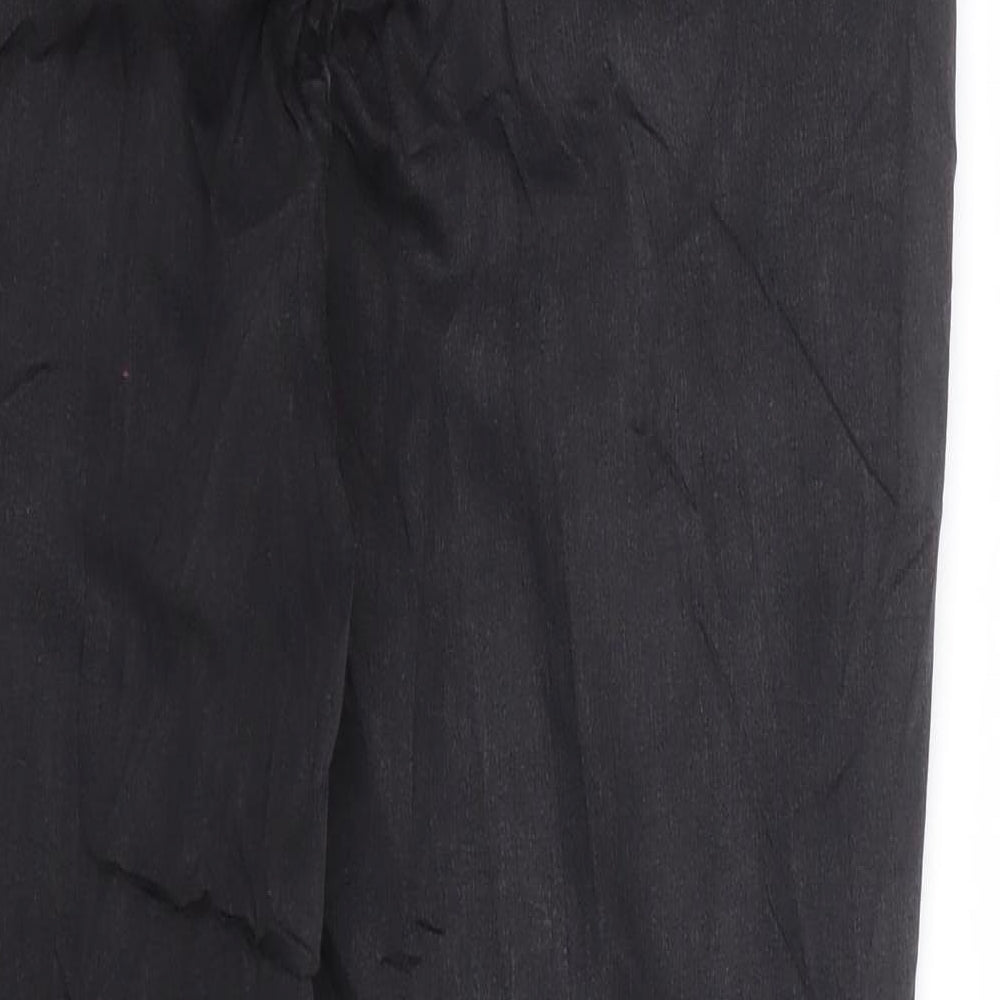 Nutmeg Womens Black Cotton Skinny Jeans Size 14 L26 in Regular Zip - Short Length Super Shaper