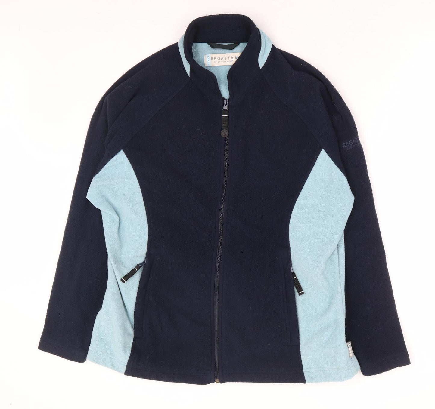 Regatta Womens Blue Polyester Full Zip Sweatshirt Size 16 Zip