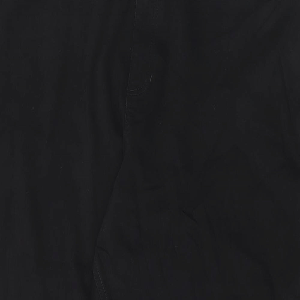 Marks and Spencer Womens Black Cotton Skinny Jeans Size 28 L27 in Regular Button