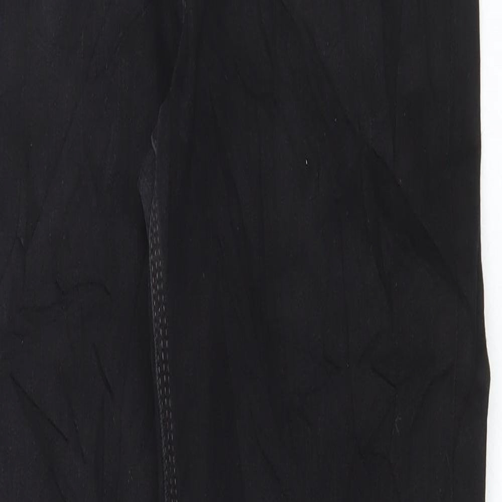 Marks and Spencer Womens Blue Cotton Straight Jeans Size 30 in L30 in Regular Button