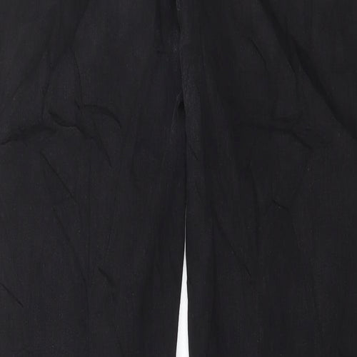 Marks and Spencer Womens Blue Cotton Straight Jeans Size 30 in L30 in Regular Button