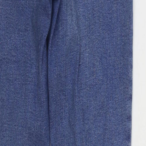 Denim & Co. Womens Blue Cotton Skinny Jeans Size 6 L27 in Regular Zip