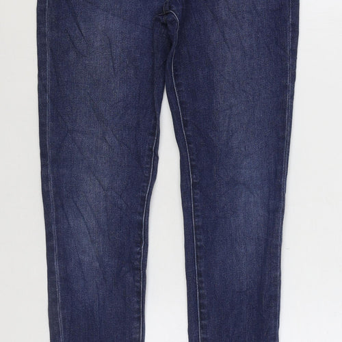 H&M Mens Blue Cotton Skinny Jeans Size 28 in L31 in Regular Button