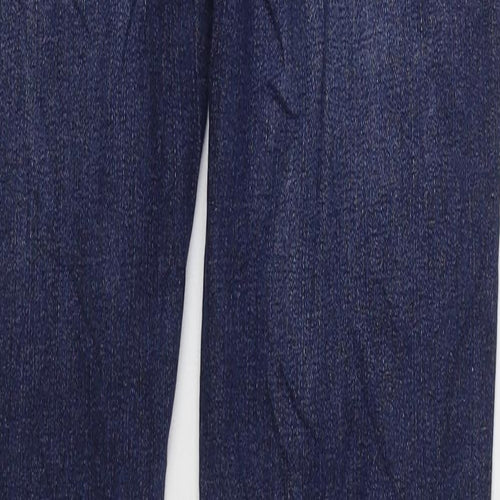 H&M Mens Blue Cotton Skinny Jeans Size 28 in L31 in Regular Button