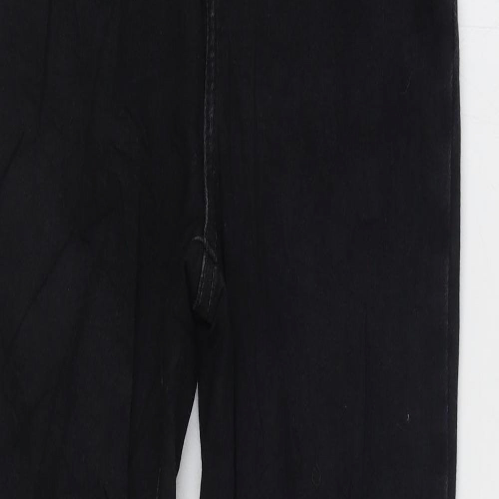 NEXT Womens Black Cotton Skinny Jeans Size 8 L30 in Regular Zip