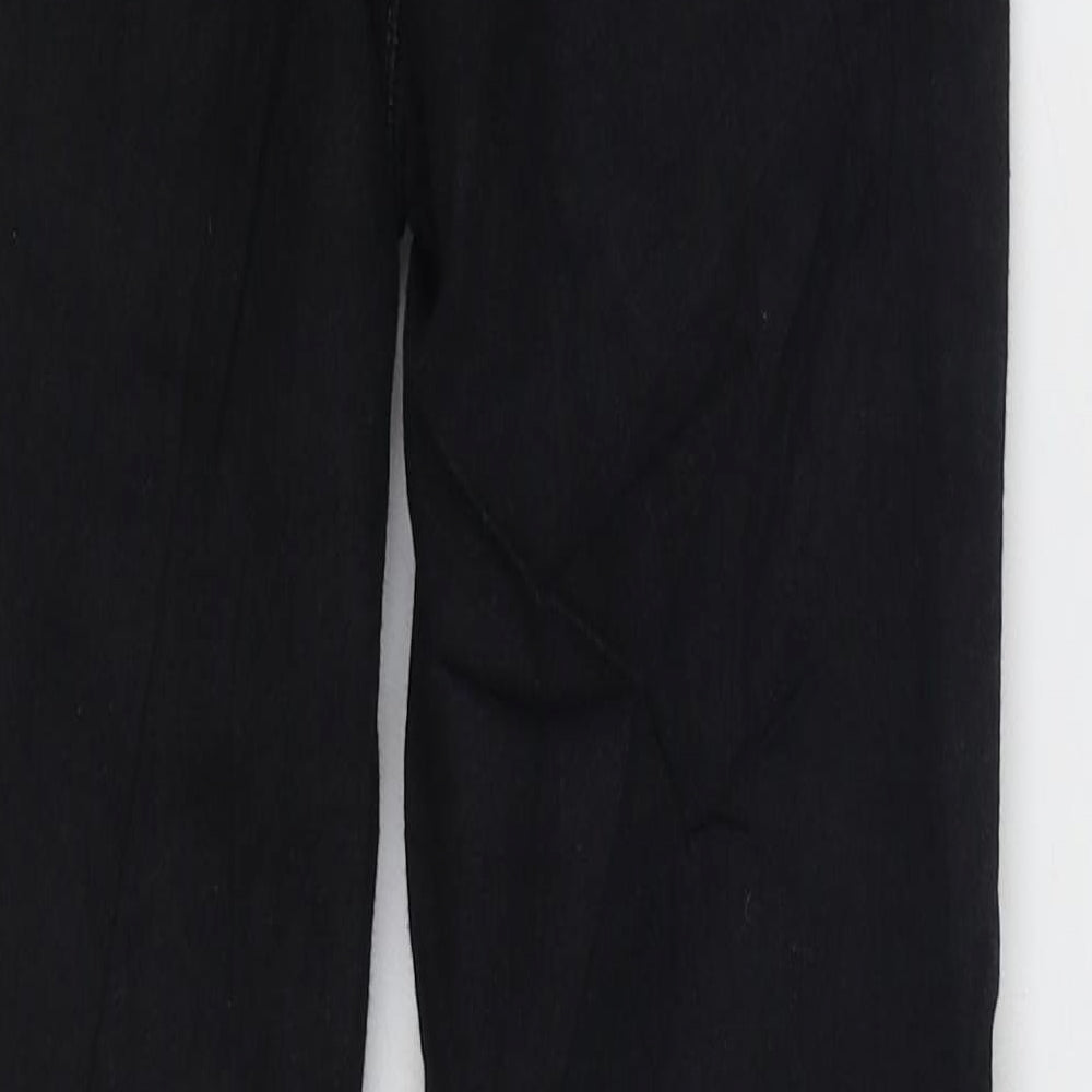 NEXT Womens Black Cotton Skinny Jeans Size 8 L30 in Regular Zip