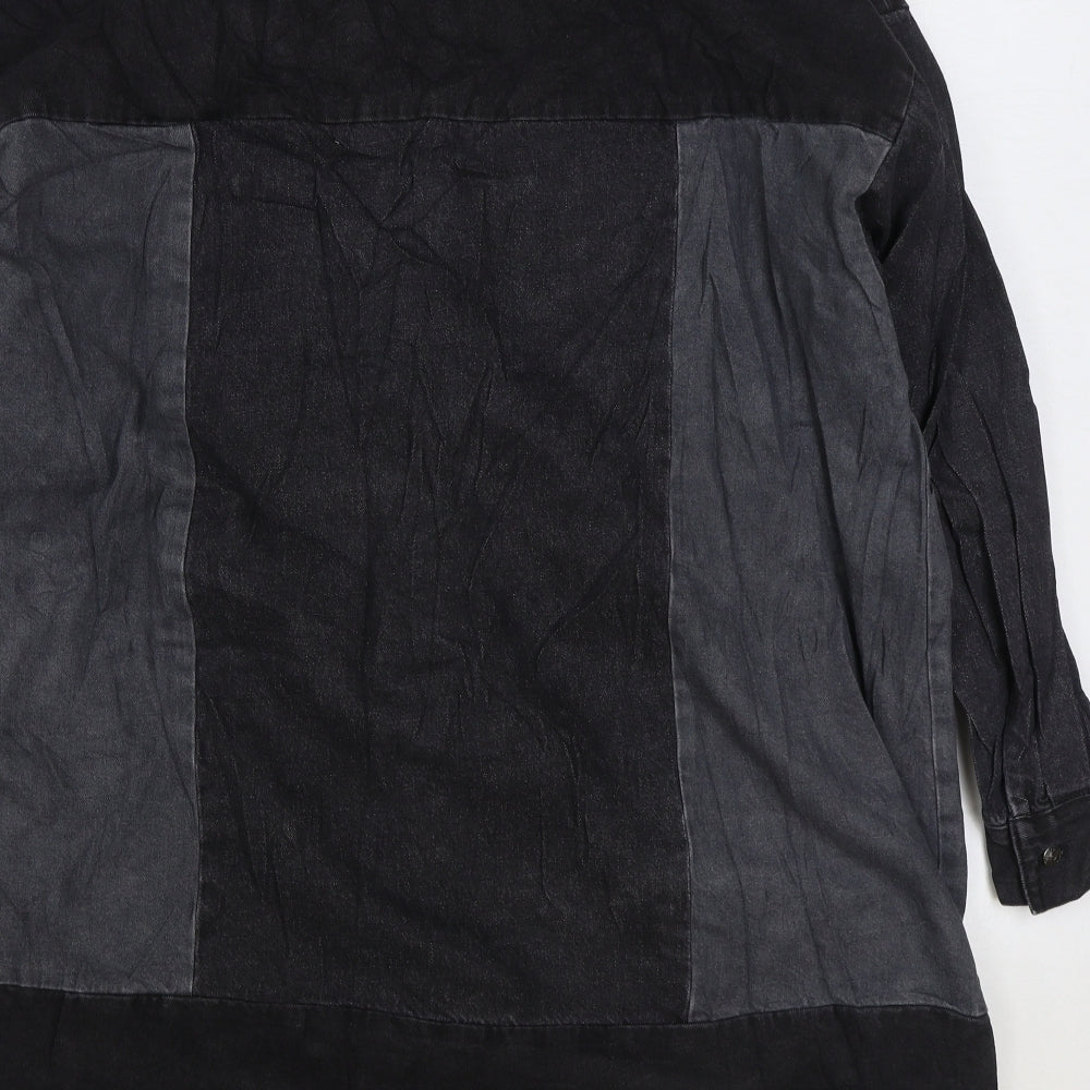 Divided by H&M Mens Black Jacket Size L Button