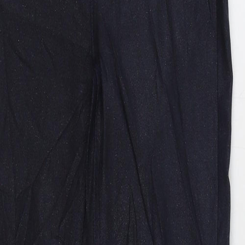 Marks and Spencer Womens Blue Viscose Skinny Jeans Size 6 L28 in Regular Zip