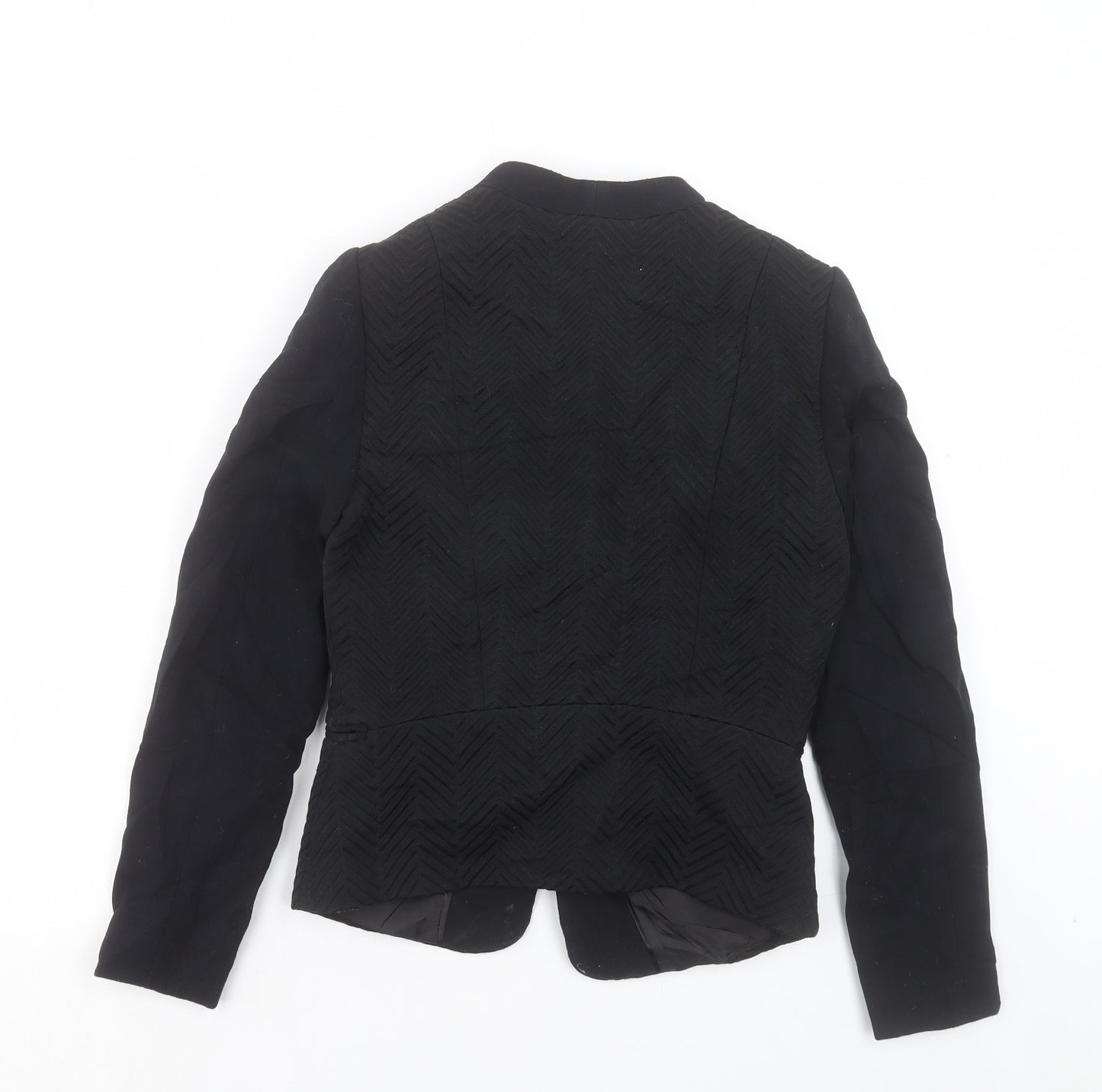 H&M Womens Black Jacket Blazer Size 6