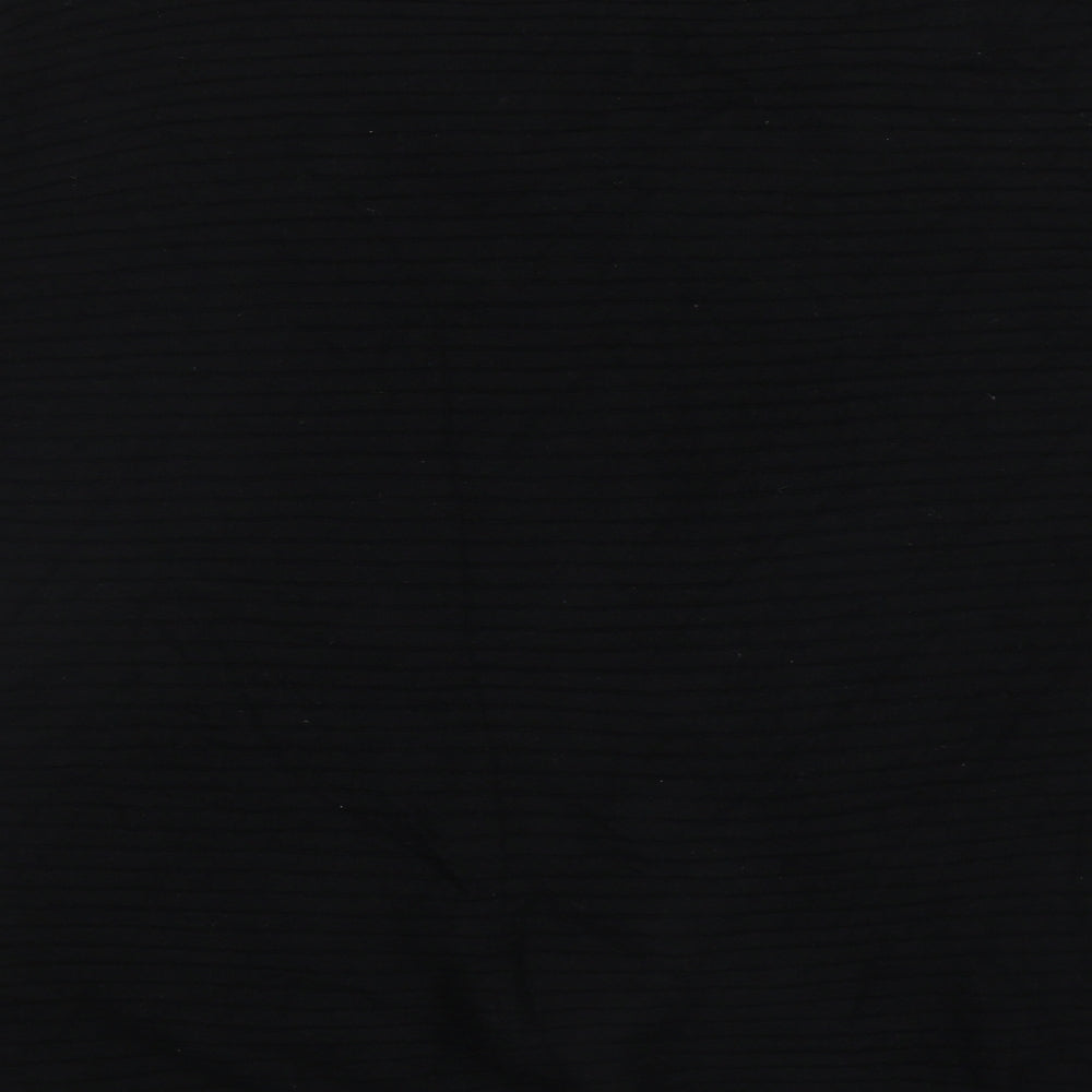 F&F Womens Black V-Neck Viscose Pullover Jumper Size 18