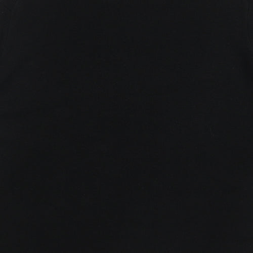 Marks and Spencer Womens Black Round Neck Acrylic Pullover Jumper Size 12